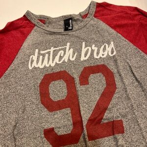 Dutch Bros classic 3/4 sleeve shirt, unisex